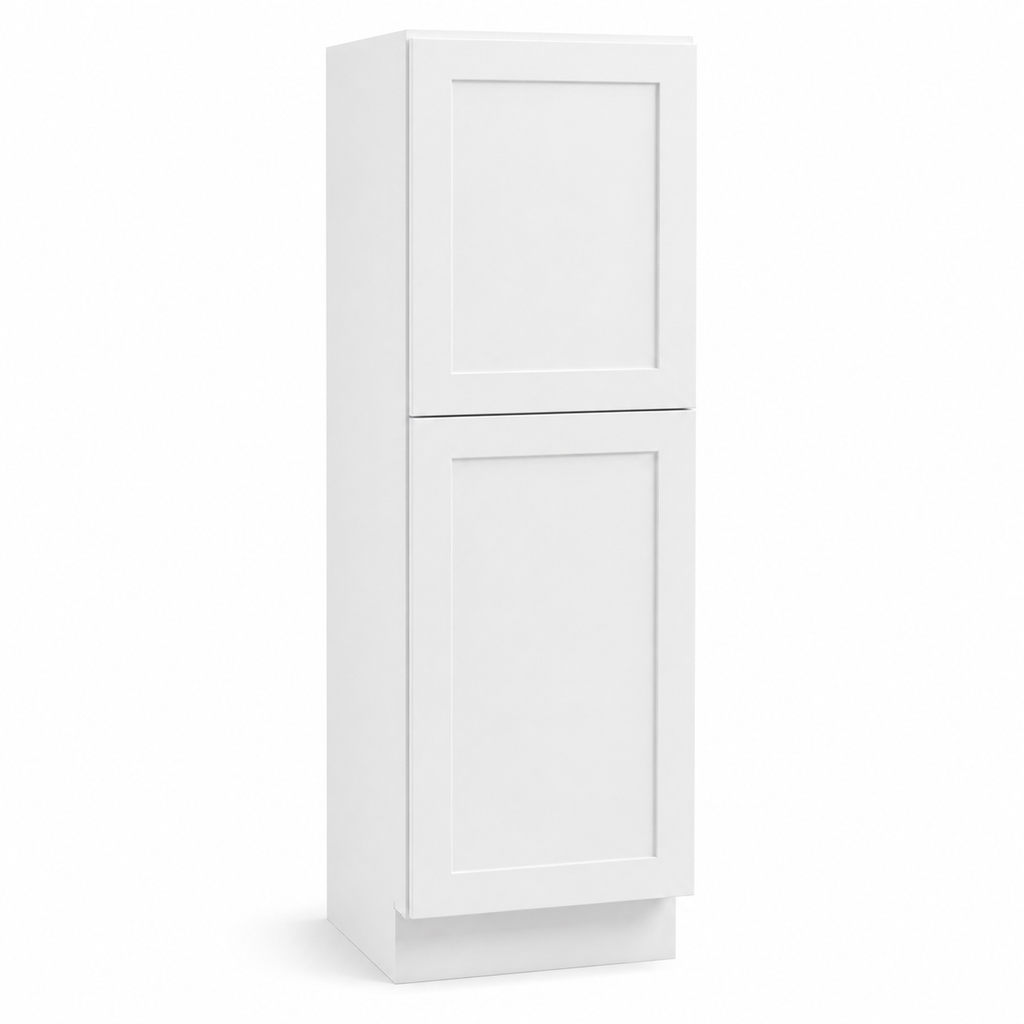 White Shaker Pantry & Tall Cabinets by Super Cabinets