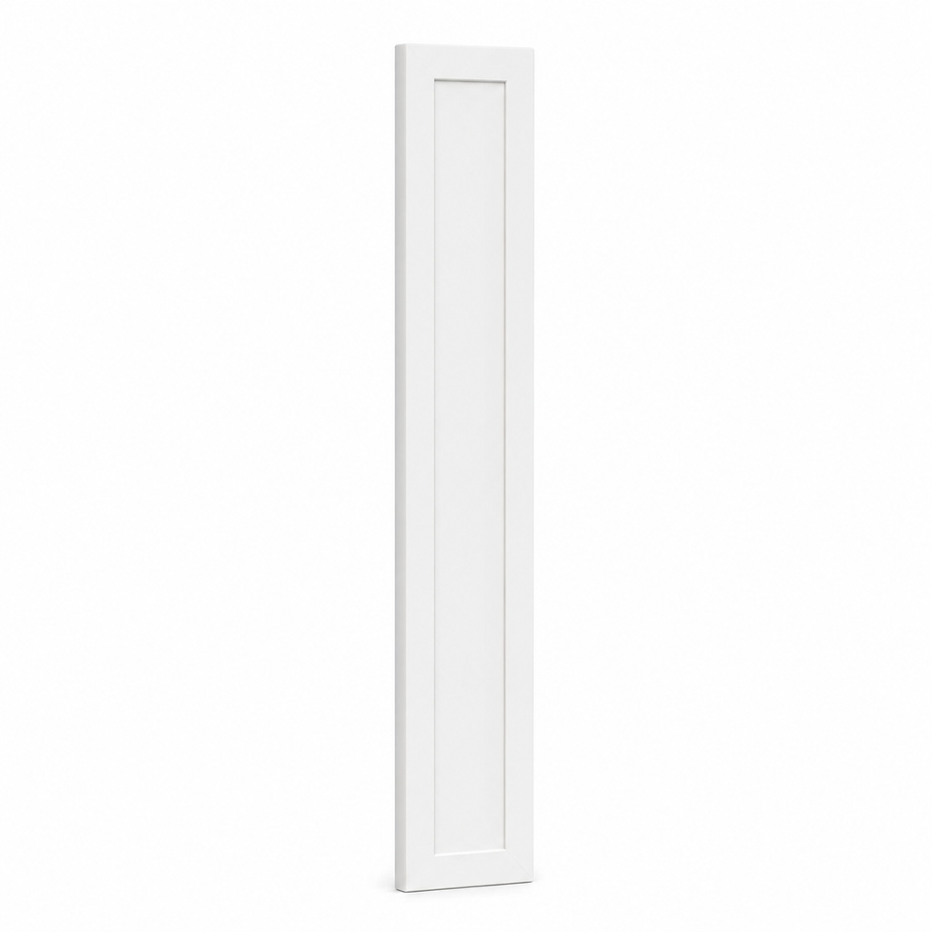 White Shaker Trimmable Base Cabinets by Super Cabinets