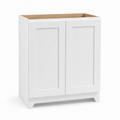White Shaker Vanity Base Cabinets by Super Cabinets