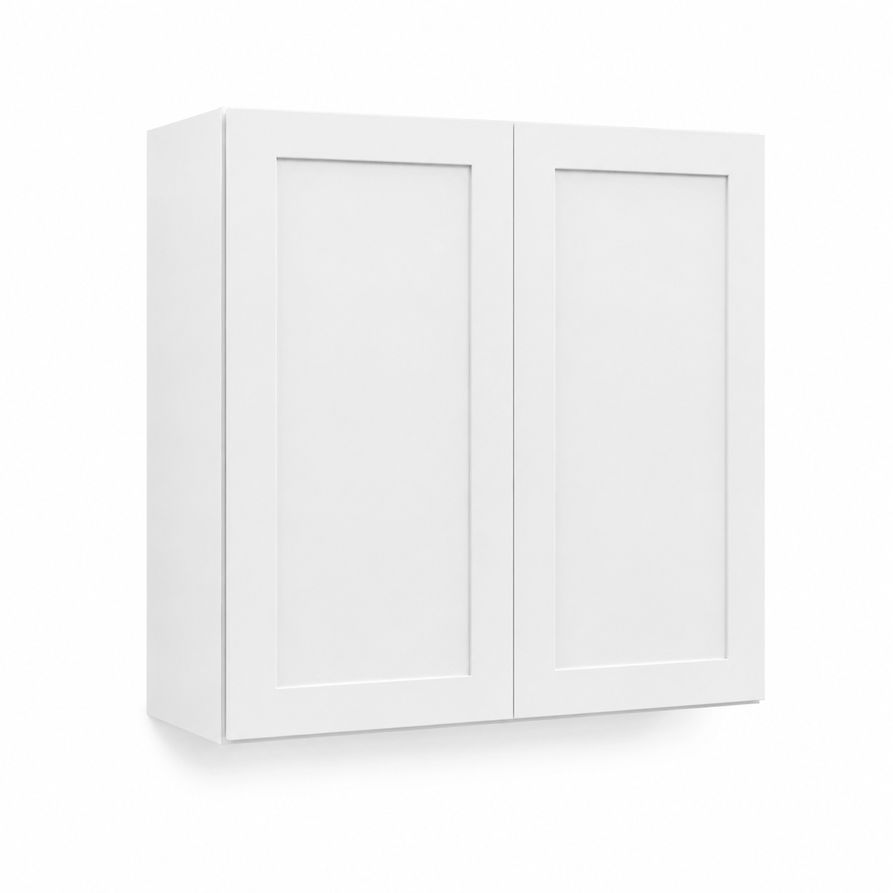 White Shaker Wall Cabinets by Super Cabinets